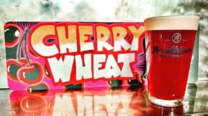 Hoodletown Brewery cherry wheat ale